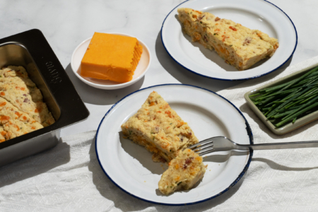 Cheddar Bacon and Chive Scones